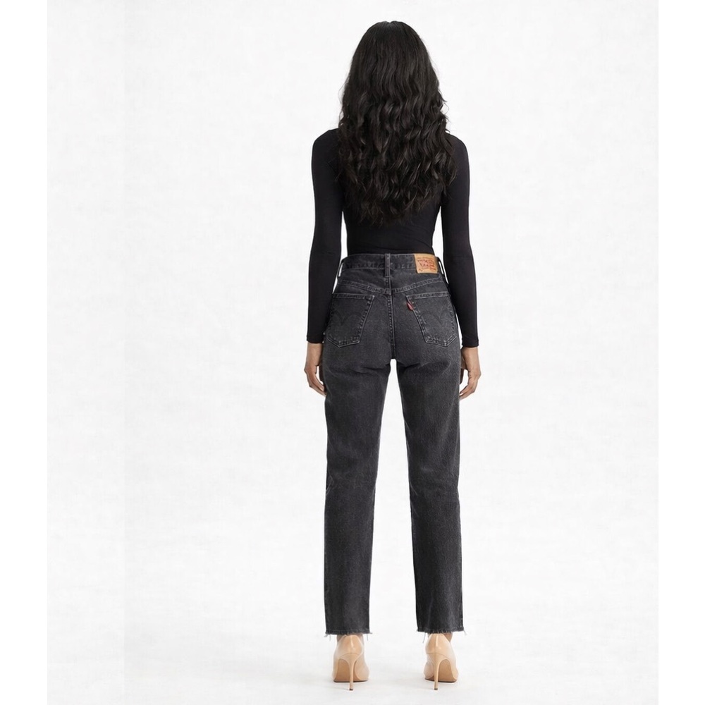 Levi’s 501 Jeans High Rise 100% Cotton straight leg 31 x 30 Faded Black wash - Picture 2 of 16